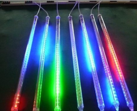 80cm單支鏤空流星雨LED裝飾燈 廣州鵬源廠商直供，點燃璀璨星空